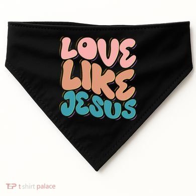 Love Like Jesus USA-Made Doggie Bandana