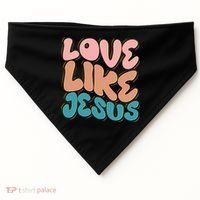 Love Like Jesus USA-Made Doggie Bandana thumb 0
