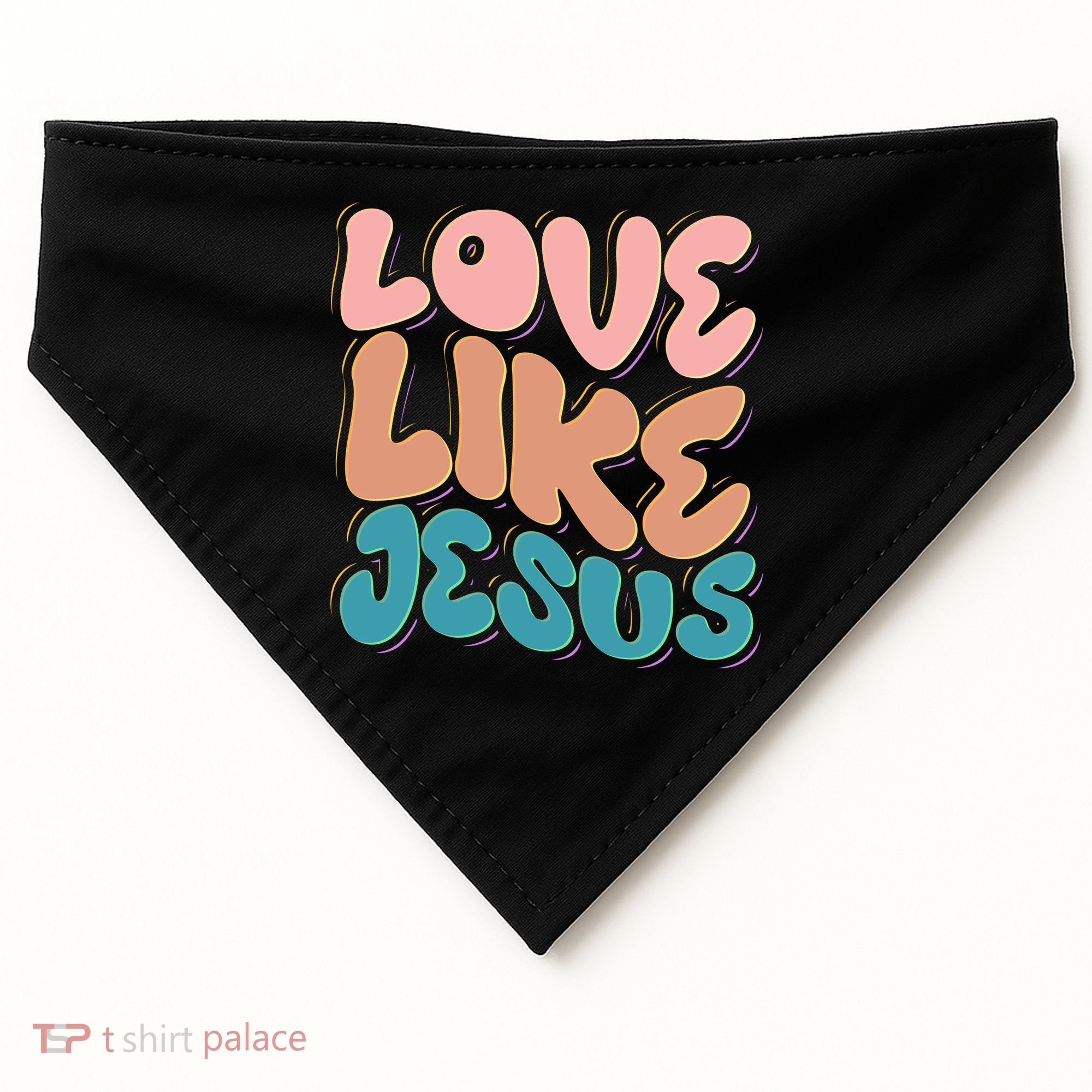 Love Like Jesus USA-Made Doggie Bandana