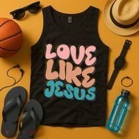 Love Like Jesus Tank Top thumb 4