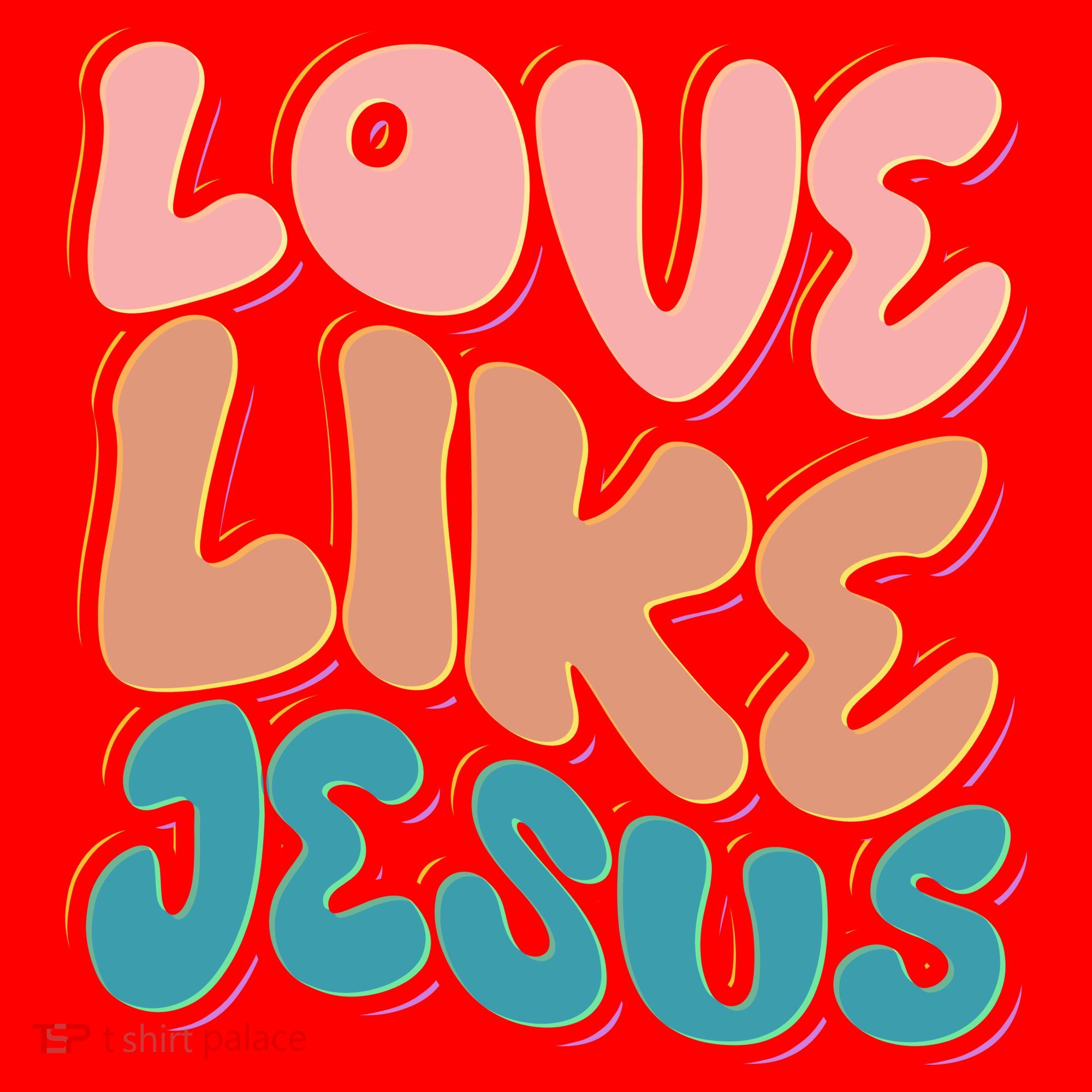 Love Like Jesus Santa Hat