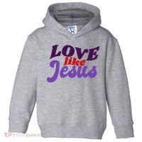 Love Like Jesus Retro Toddler Hoodie thumb 0