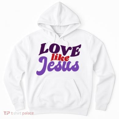 Love Like Jesus Retro Hoodie