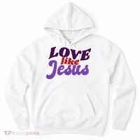 Love Like Jesus Retro Hoodie thumb 0