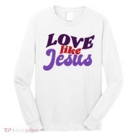 Love Like Jesus Retro Long Sleeve Shirt thumb 0