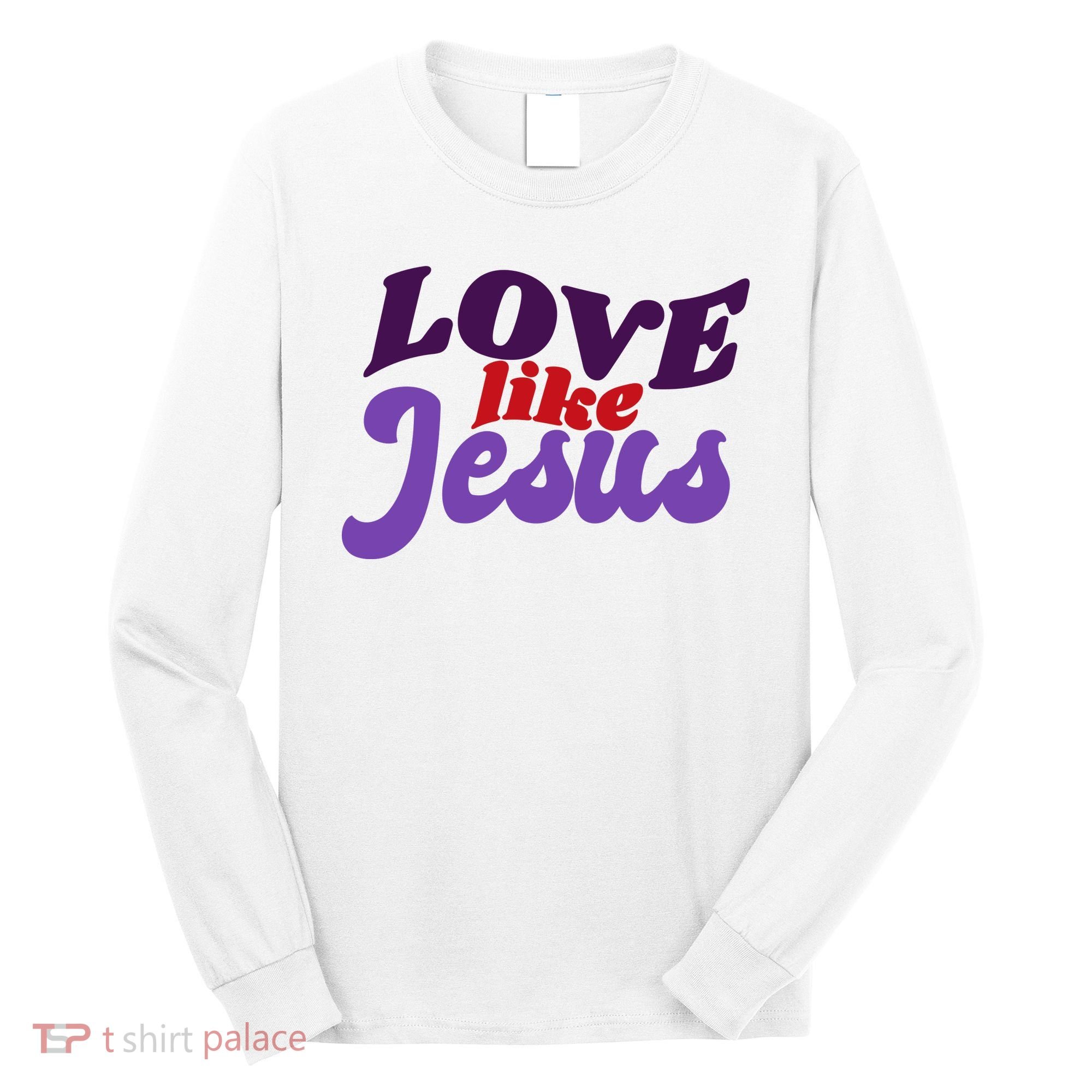 Love Like Jesus Retro Long Sleeve Shirt