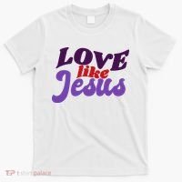 Love Like Jesus Retro T-Shirt thumb 0