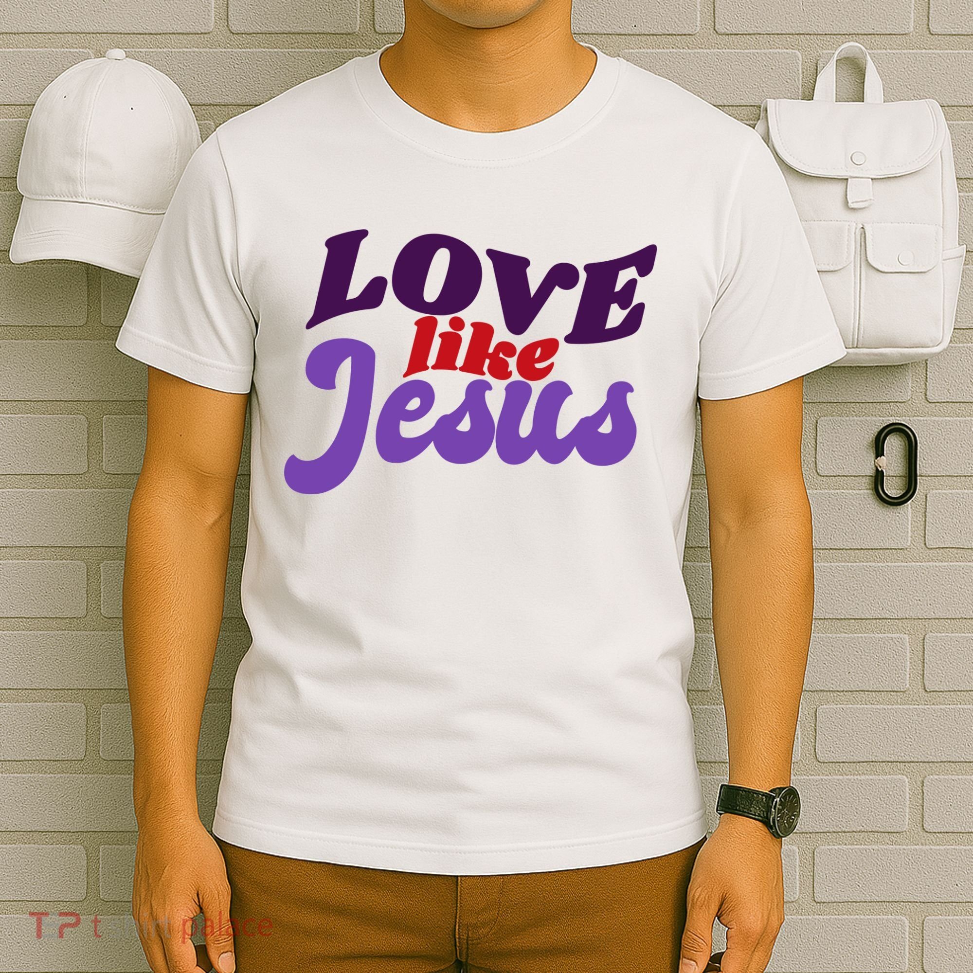 Love Like Jesus Retro T-Shirt