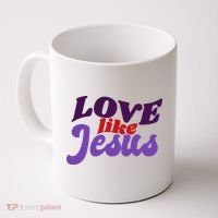 Love Like Jesus Retro Coffee Mug thumb 0