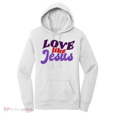 Love Like Jesus Retro Women's Hoodie