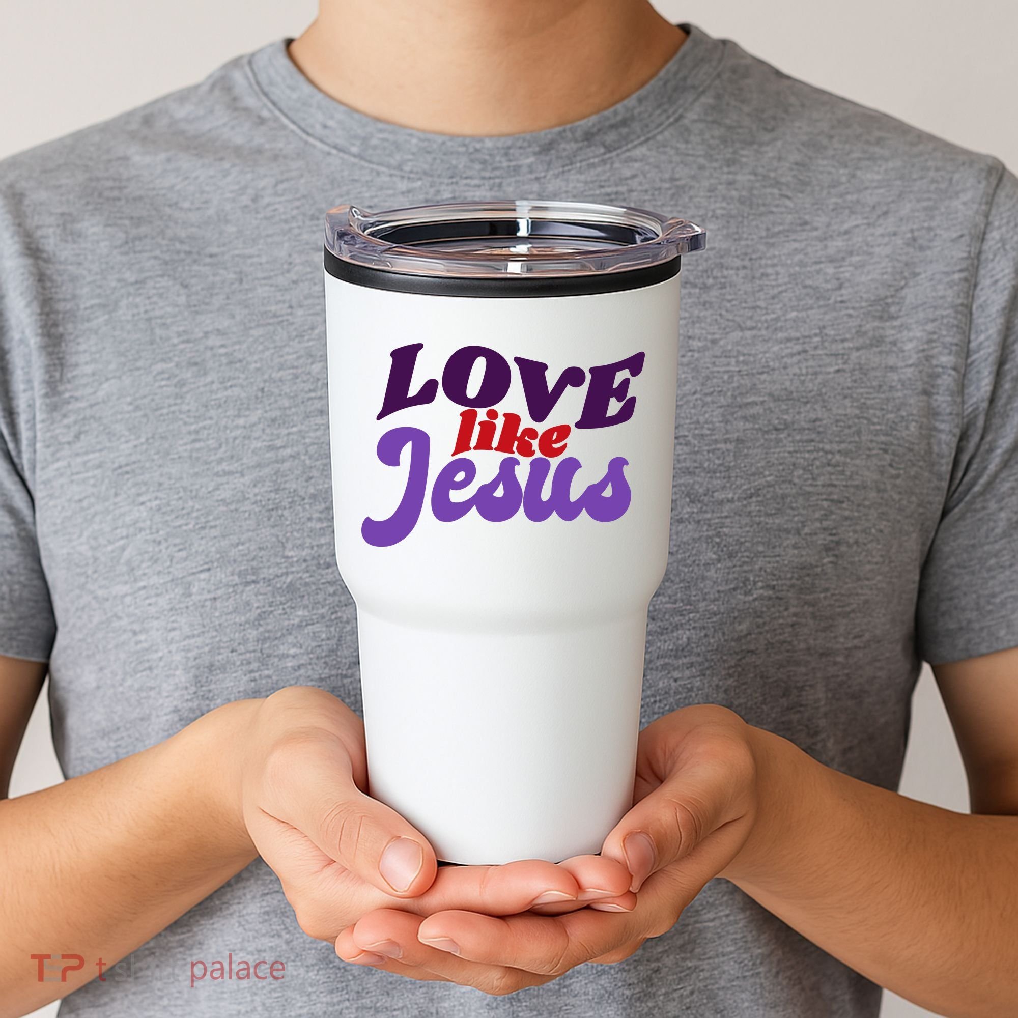 Love Like Jesus Retro Tumbler