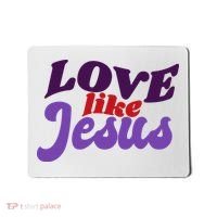 Love Like Jesus Retro Mousepad thumb 0