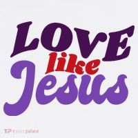 Love Like Jesus Retro Mousepad thumb 1