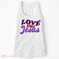 Love Like Jesus Retro Women's Tank Top thumb 0