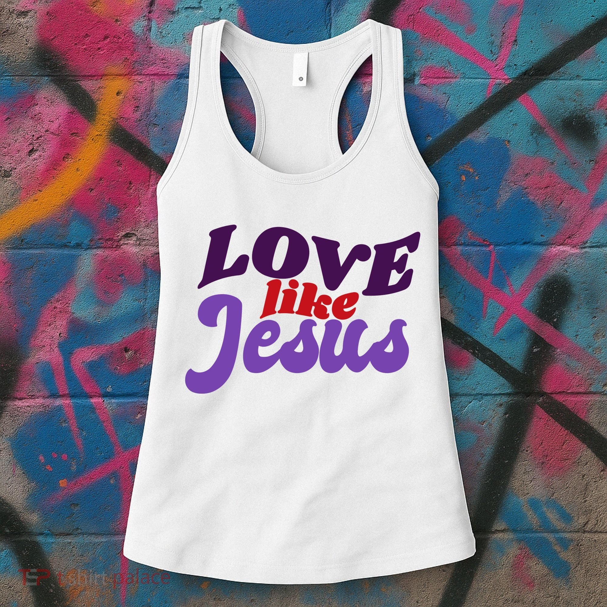Love Like Jesus Retro Women's Tank Top