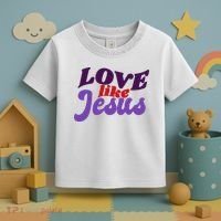 Love Like Jesus Retro Toddler T-Shirt thumb 3