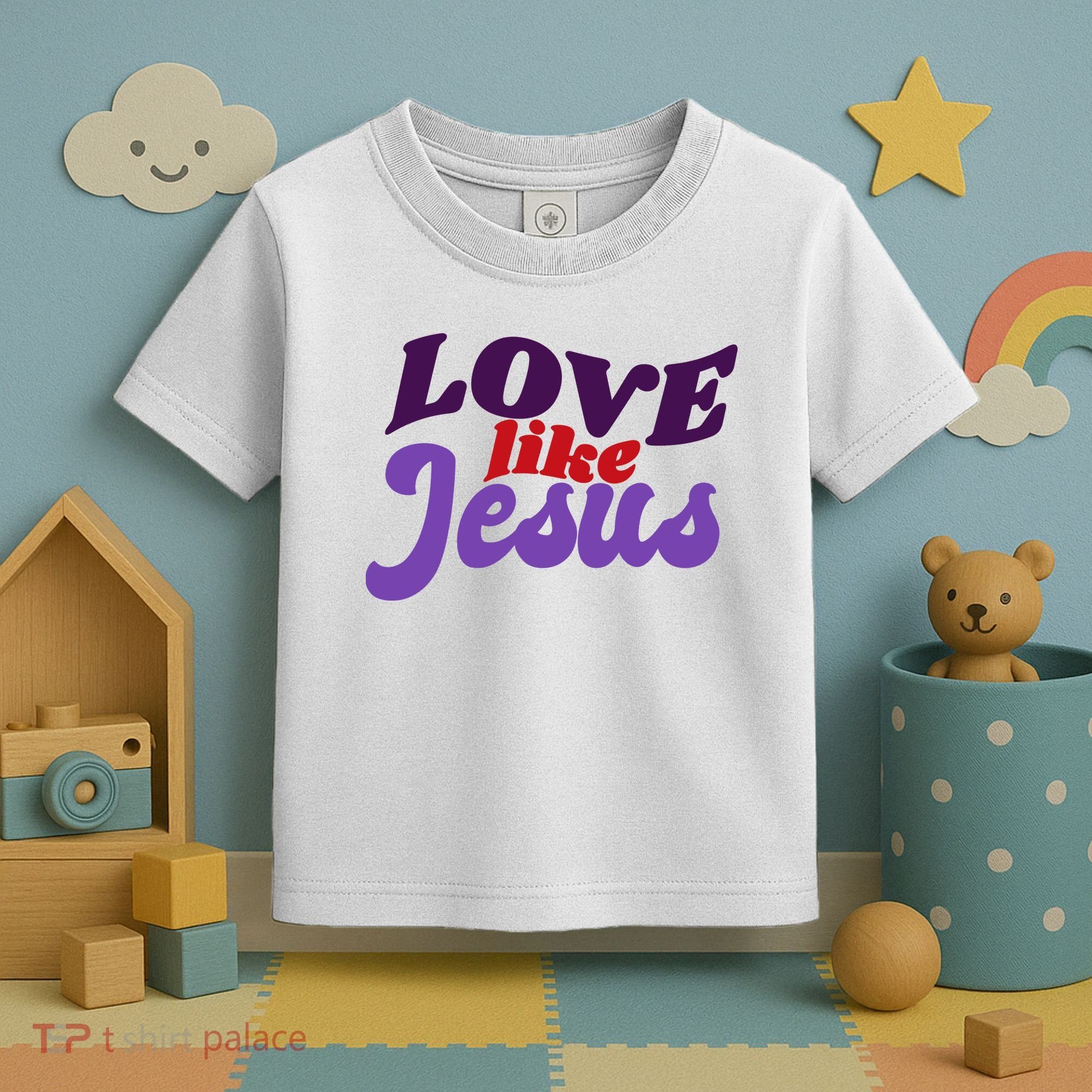 Love Like Jesus Retro Toddler T-Shirt