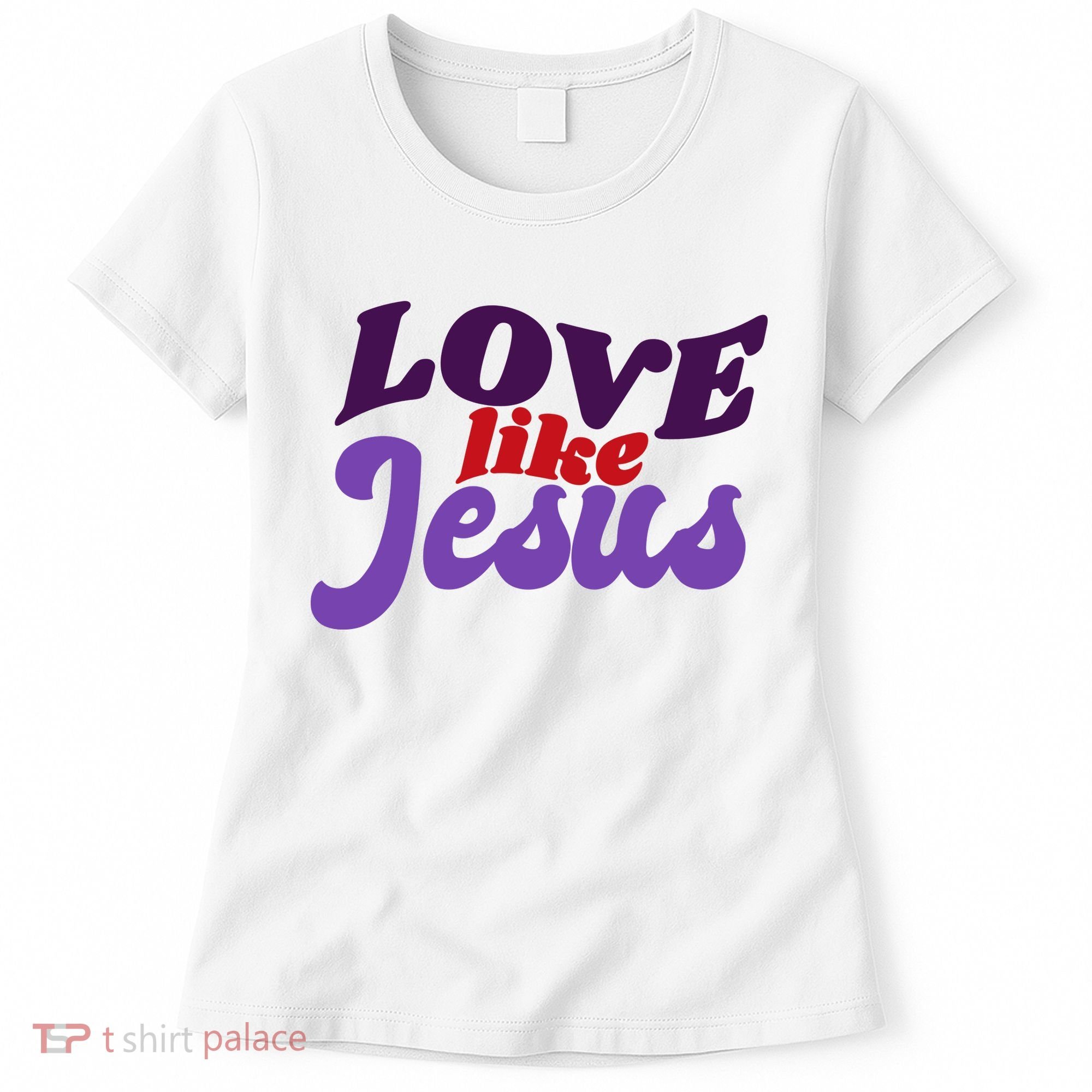 Love Like Jesus Retro Women's T-Shirt
