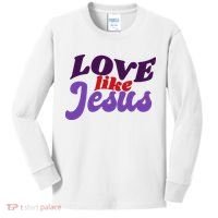 Love Like Jesus Retro Kids Long Sleeve Shirt thumb 0