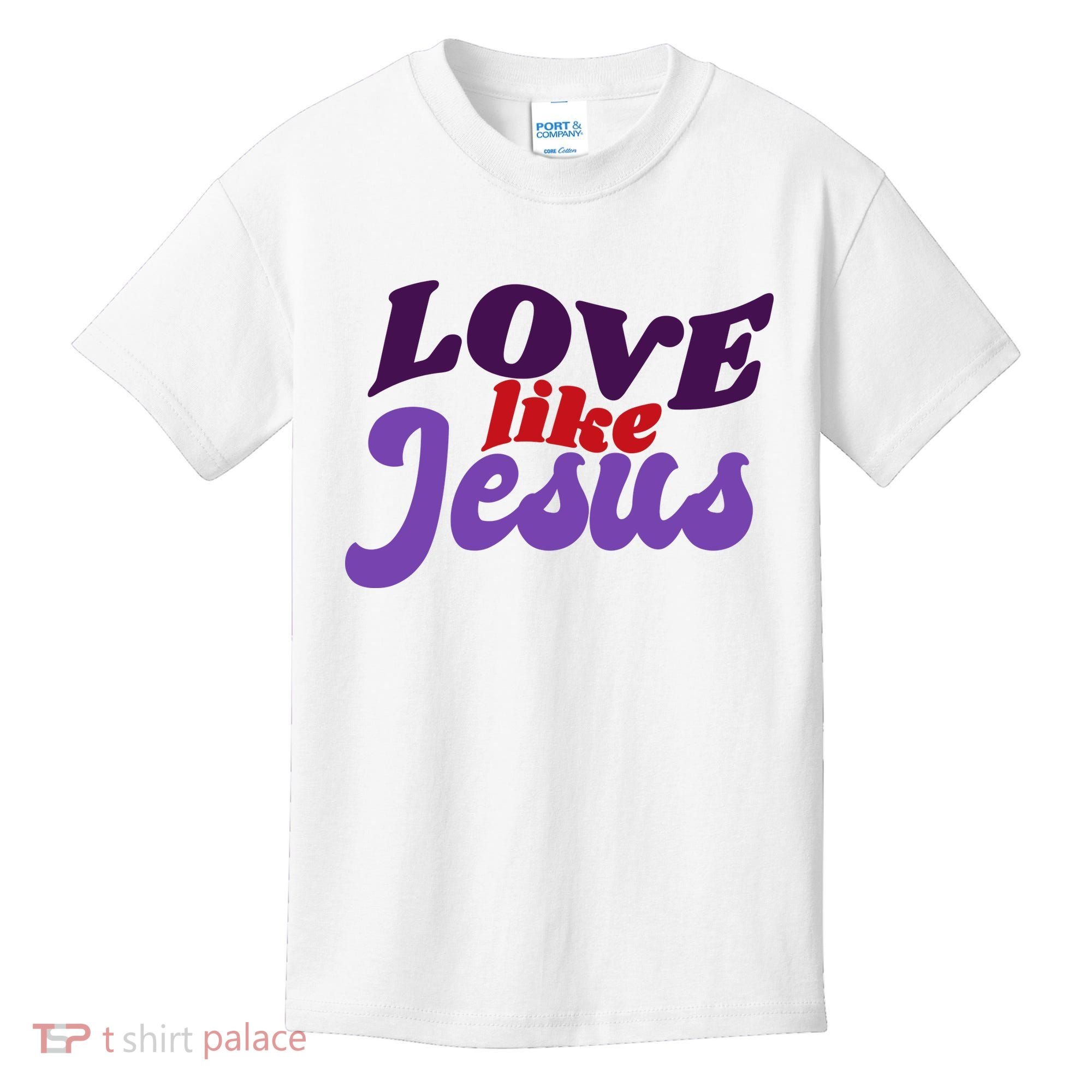 Love Like Jesus Retro Kids T-Shirt