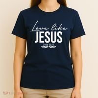 Love Like Jesus Dear Person Behind Me Christian T-Shirt thumb 4