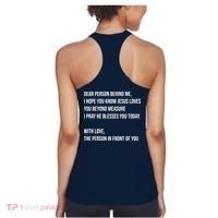 Love Like Jesus Dear Person Behind Me Christian Women's Tank Top thumb 1