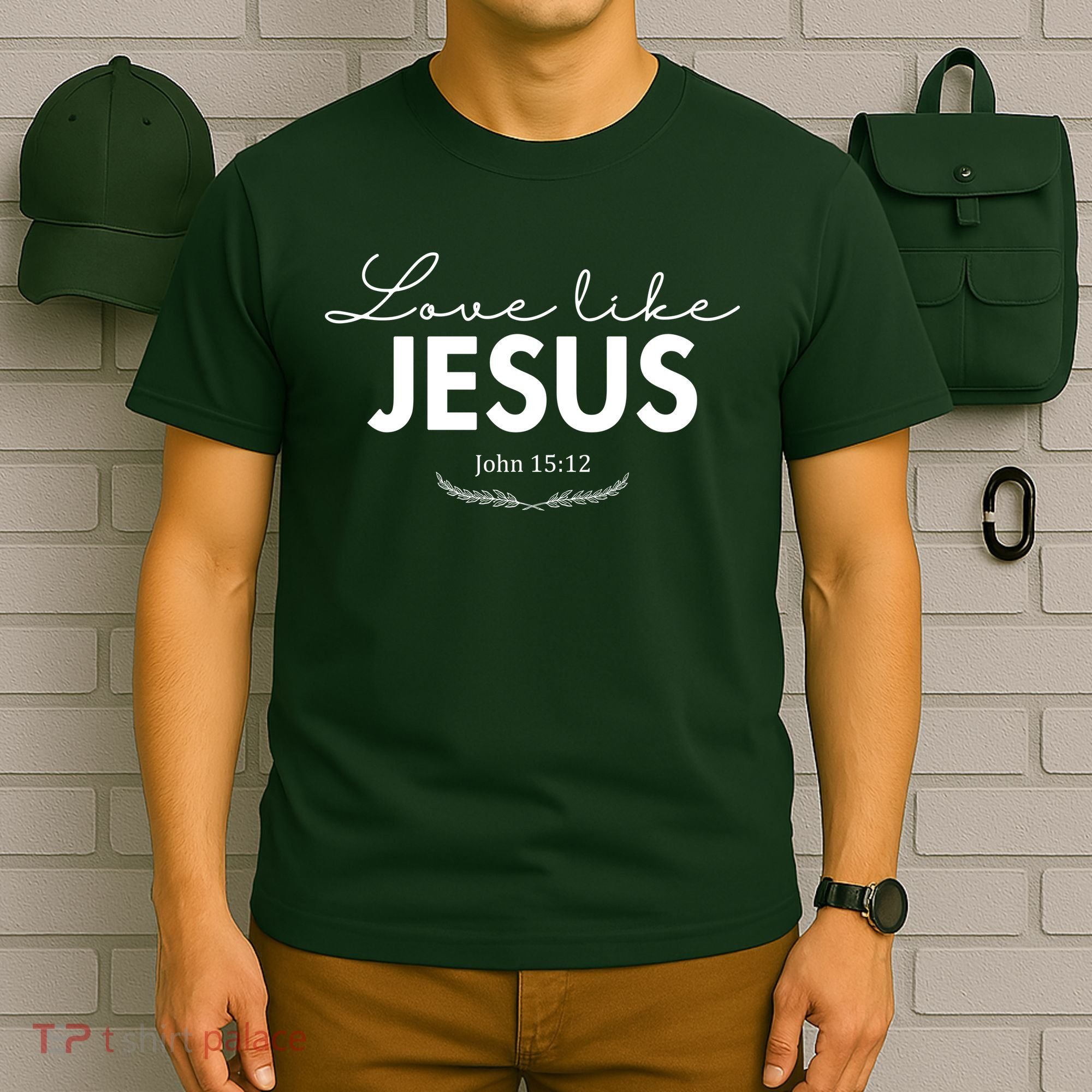 Love Like Jesus John 15:12 Christianity T-Shirt