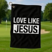 Love Like Jesus Golf Towel thumb 1