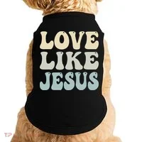 Love Like Jesus Trendy Doggie Tank thumb 0