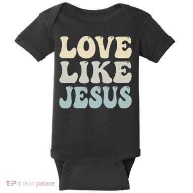 Love Like Jesus Trendy Baby Bodysuit