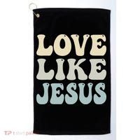 Love Like Jesus Trendy Golf Towel thumb 0