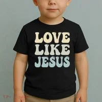 Love Like Jesus Trendy Toddler T-Shirt thumb 2
