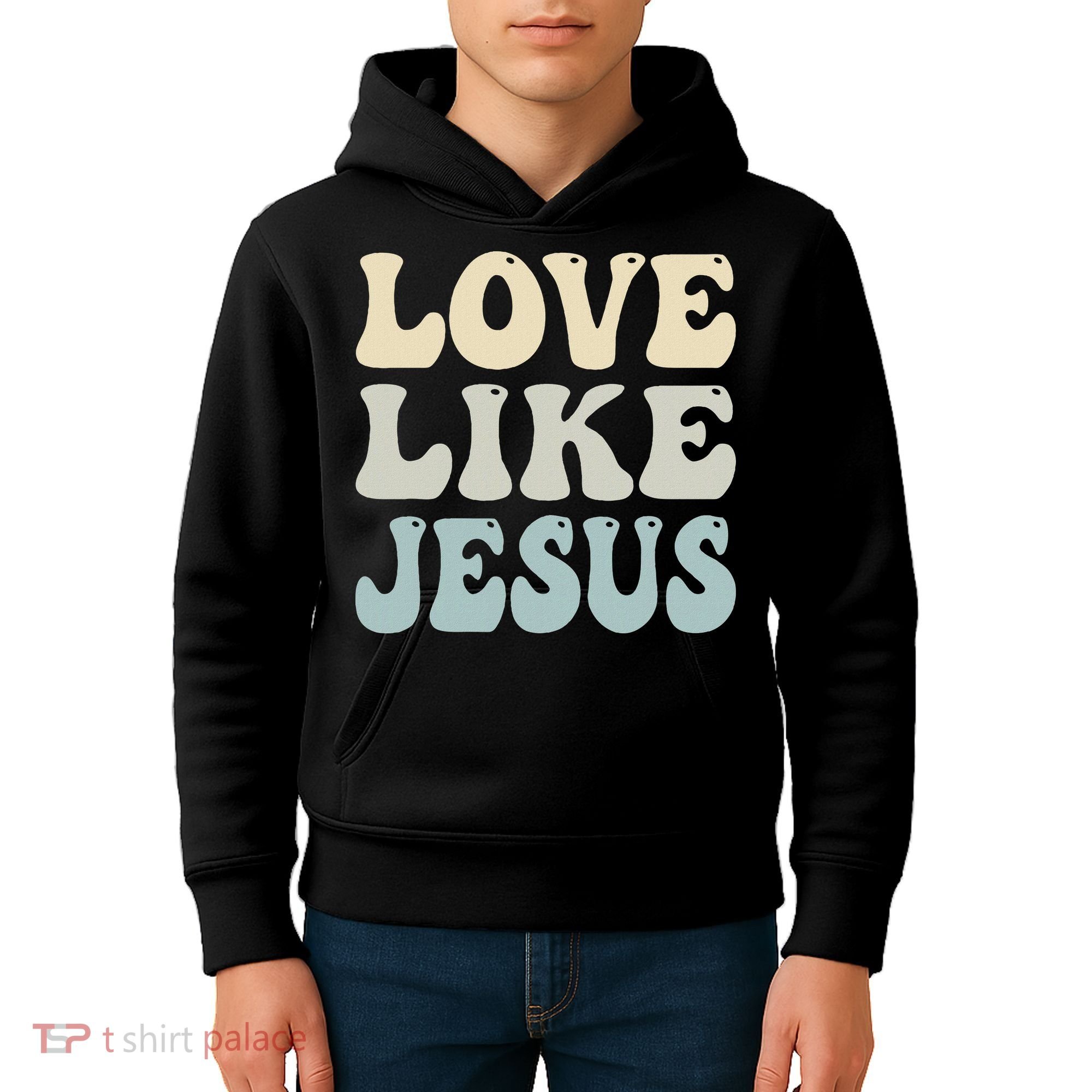 Love Like Jesus Trendy Kids Hoodie