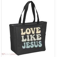 Love Like Jesus Trendy Tote Bag thumb 2