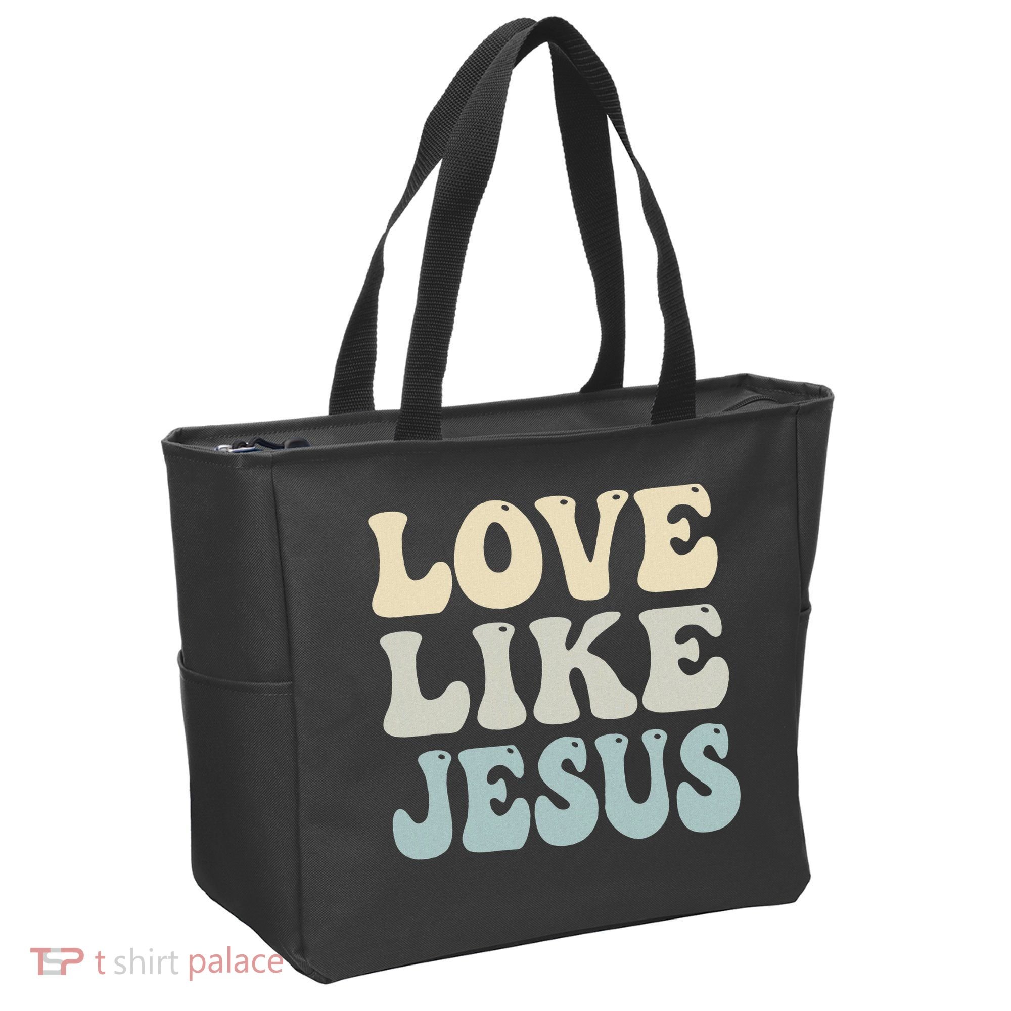 Love Like Jesus Trendy Tote Bag