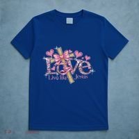 Love Like Jesus ValentineS Day Hearts Christian Bible Cute Gift T-Shirt thumb 5