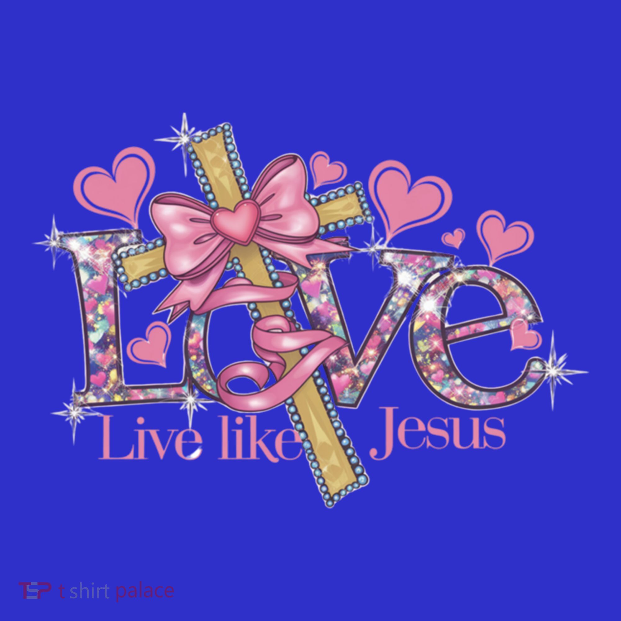 Love Like Jesus ValentineS Day Hearts Christian Bible Cute Gift Women's Tank Top