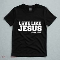 Love Like Jesus John 15 12 Bible Verse Love One Another Christian Catholic T-Shirt thumb 5