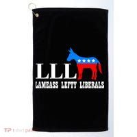 LLL - Lameass Lefty Liberals Anti Liberal Golf Towel thumb 0