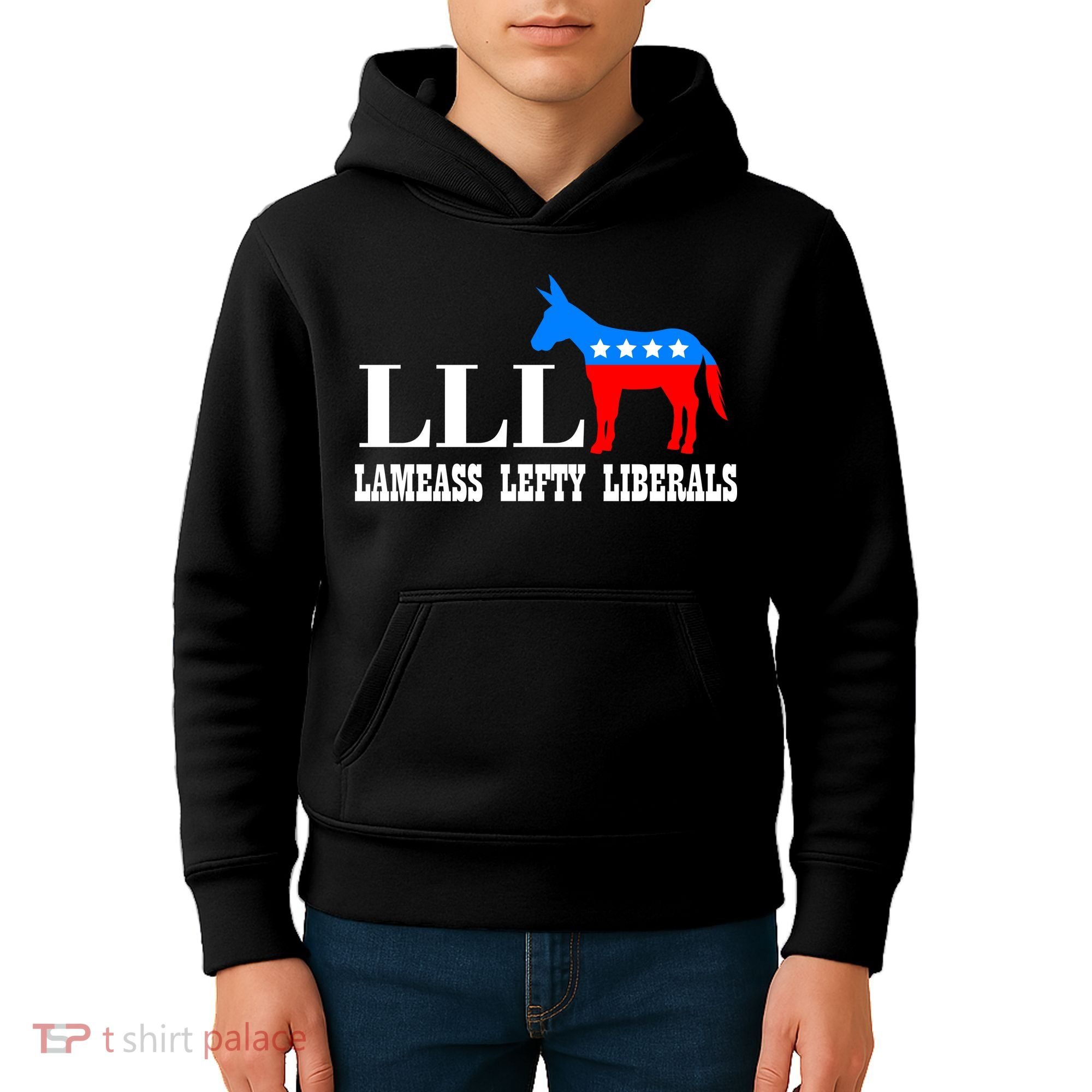 LLL - Lameass Lefty Liberals Anti Liberal Kids Hoodie