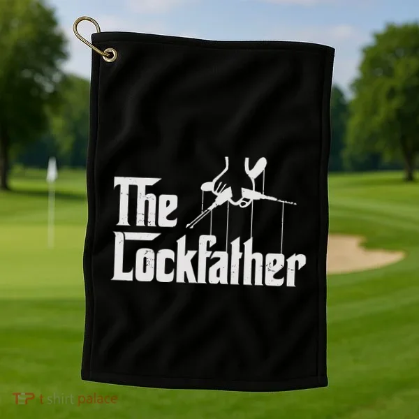 Locksmith Lockfather Golf Towel