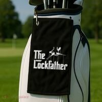 Locksmith Lockfather Golf Towel thumb 2