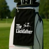 Locksmith Lockfather Golf Towel thumb 2