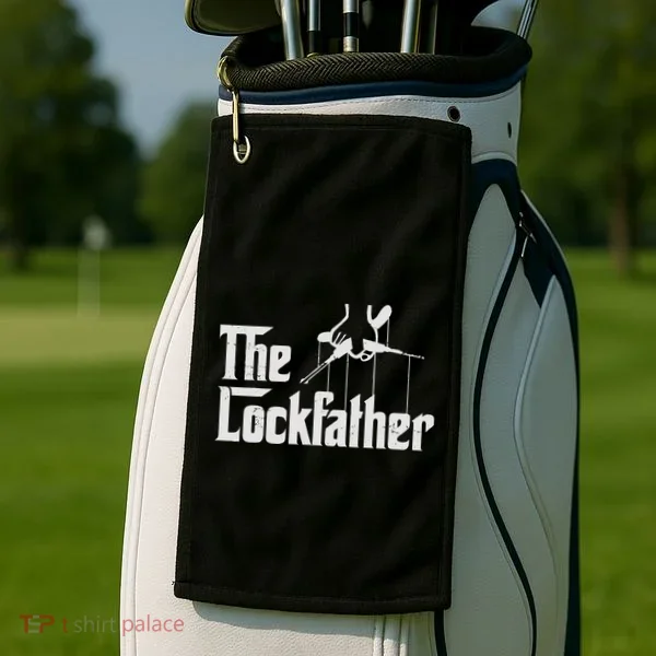 Locksmith Lockfather Golf Towel