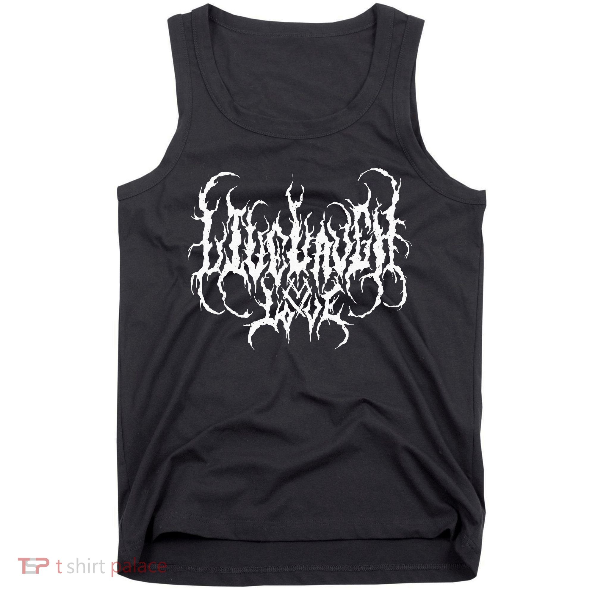 Live Life Laugh Love Death Metal Style Tank Top