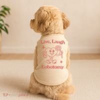 Live Laugh Lobotomy Doggie Tank thumb 2