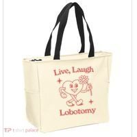 Live Laugh Lobotomy Tote Bag thumb 2