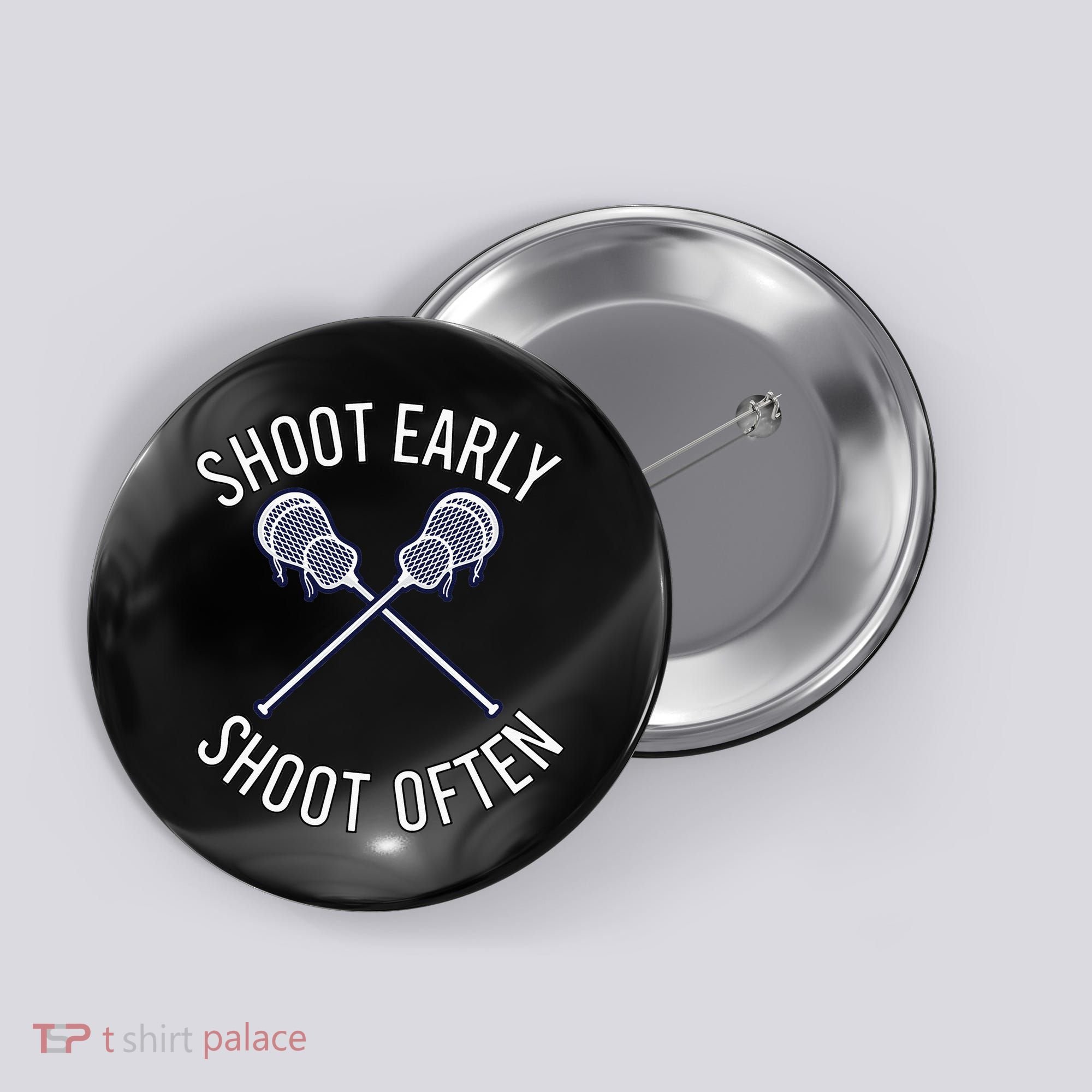 Lax Lacrosse Long Sleeve Button
