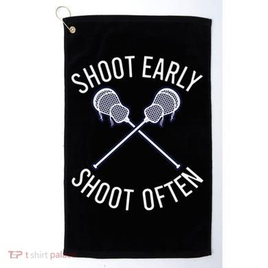 Lax Lacrosse Long Sleeve Golf Towel