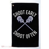 Lax Lacrosse Long Sleeve Golf Towel thumb 0